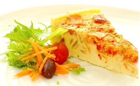 Chorizo & Pumpkin Quiche